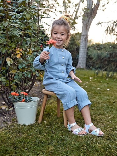 Сандалии БИО PABLOSKY для девочки, перламутровые фото 4