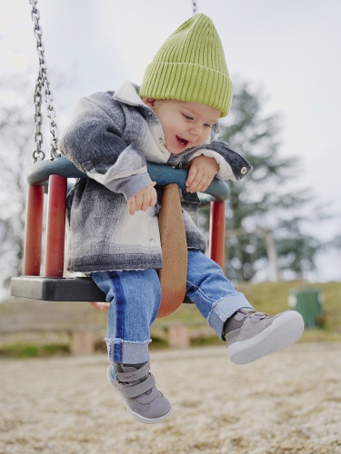 Ботинки Superfit для мальчика, серые фото 5