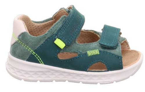 Сандалии Superfit для мальчика, зелёные фото 4