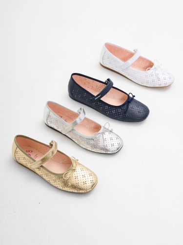 Туфли Pablosky для девочки, серебряные фото 5