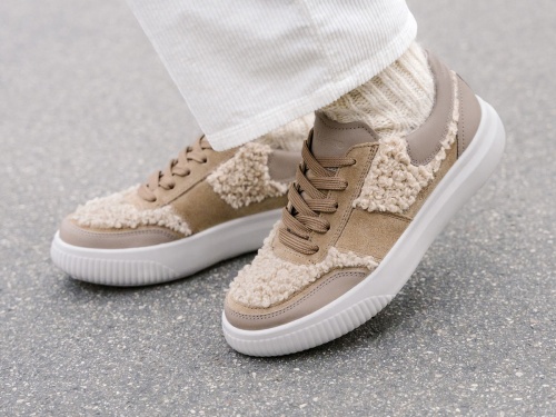 Женские кеды Legero, бежевые фото 3