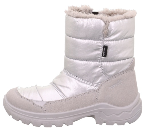 Дутики Superfit для девочки, серебряные фото 2