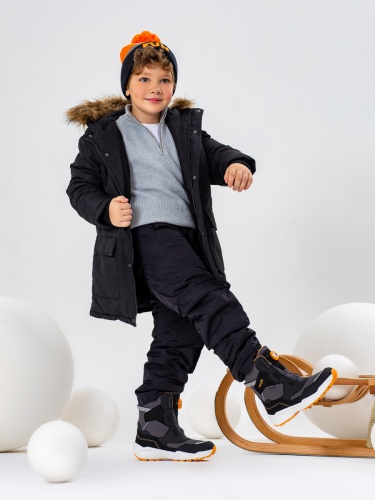 Полусапоги SUPERFIT для мальчика, черные фото 4