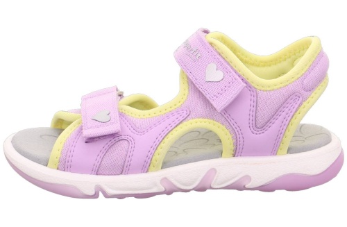 Босоножки Superfit для девочки, фиолетовые фото 2