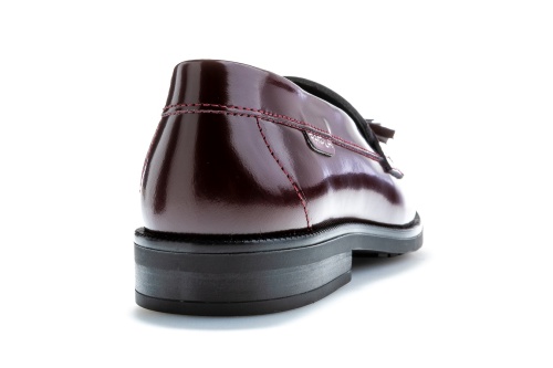 Лоферы PAOLA для девочки, бордовые фото 6