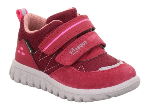 Кроссовки Superfit для девочки, бордовые