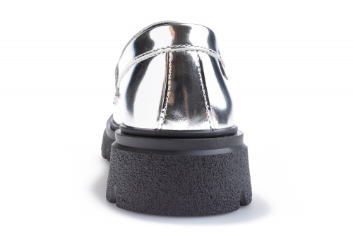 Лоферы PAOLA для девочки, серебристые фото 3