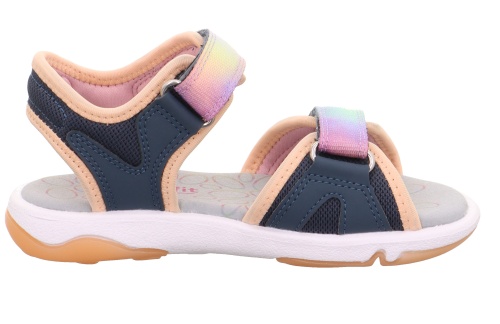 Босоножки Superfit для девочки, синие фото 4