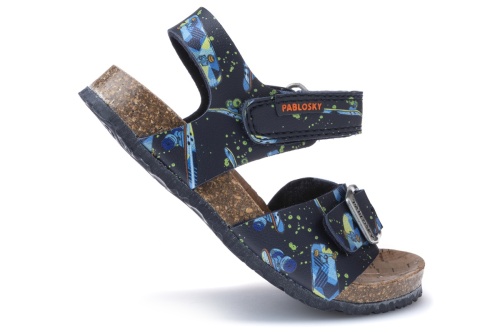 Сандалии БИО Pablosky для мальчика, синие фото 5