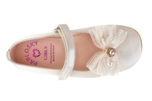 Туфли Pablosky для девочки, бежевые фото 8