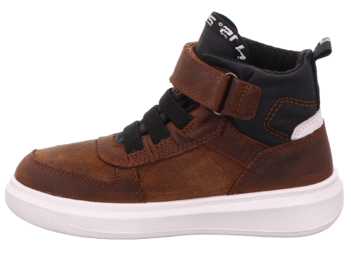 Высокие кеды SUPERFIT для мальчика, коричневые фото 4