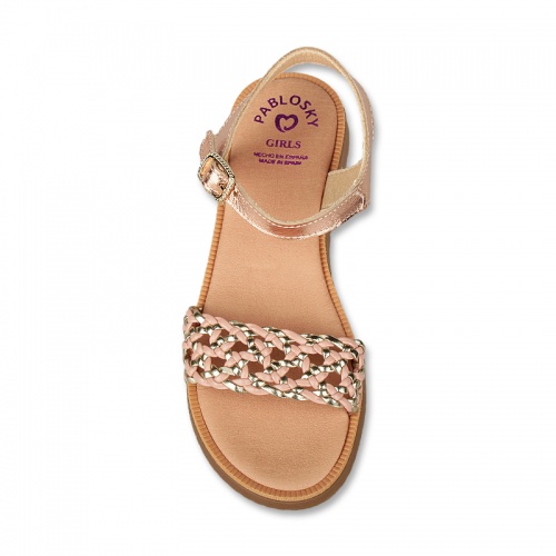 Босоножки PABLOSKY для девочки, золотые фото 3