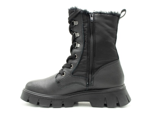 Ботинки IMAC для девочки, чёрные фото 4