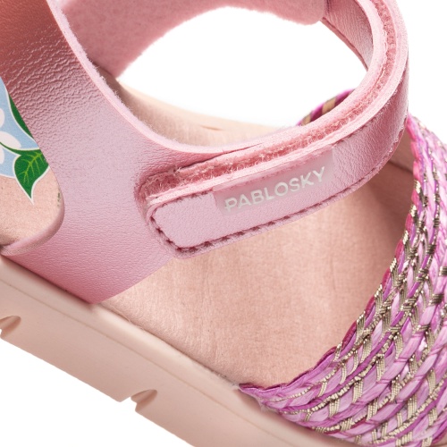 Босоножки Pablosky для девочки, розовые фото 7