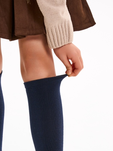 Гольфы Pablosky для девочки, тёмно-синие фото 3