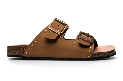 Сандалии БИО Paola для девочки, коричневые фото 2