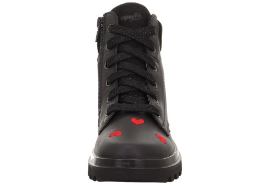 Ботинки Superfit для девочки, чёрные фото 3