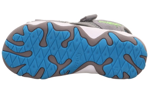 Сандалии Superfit для мальчика, серые фото 6