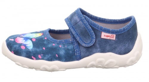 Тапочки Superfit для девочки, синие фото 2