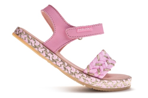 Босоножки Pablosky для девочки, розовые фото 5