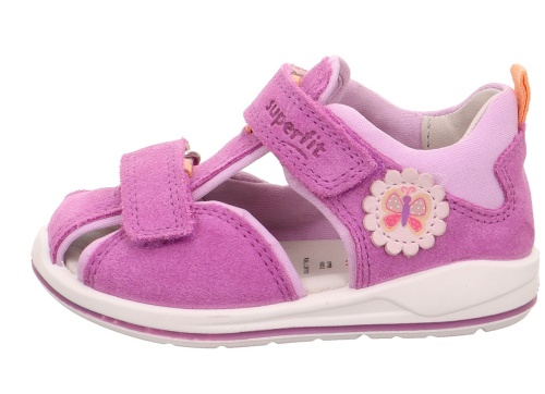 Босоножки SUPERFIT для девочки, фиолетовые фото 2