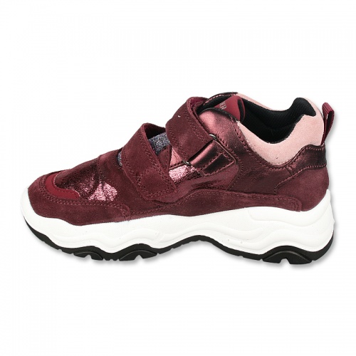 Ботинки IMAC для девочки, бордовые фото 2