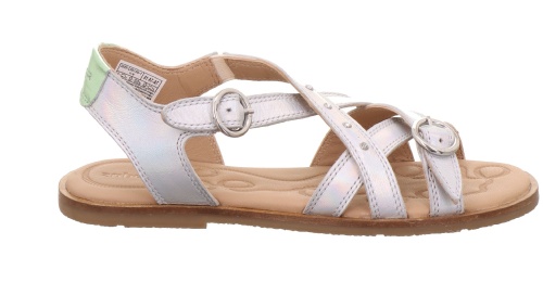 Босоножки SUPERFIT для девочки, серебристые фото 2