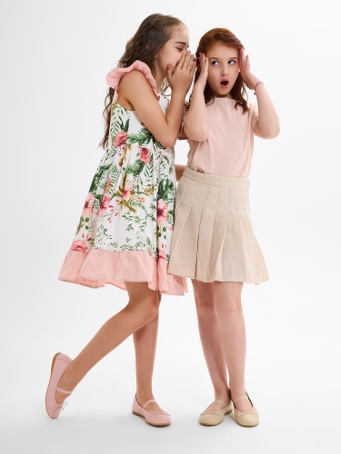 Туфли Pablosky для девочки, бежевые фото 5