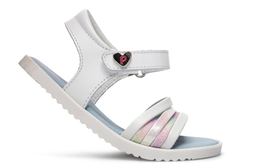 Босоножки Pablosky для девочки, белые фото 5