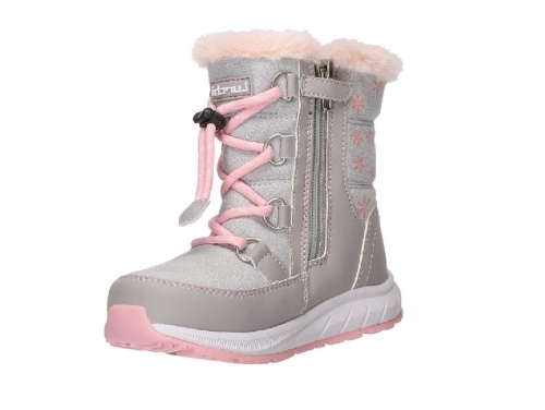 Дутики LURCHI для девочки, серые фото 5