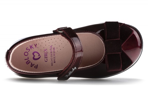 Туфли Pablosky для девочки, бордовые фото 6