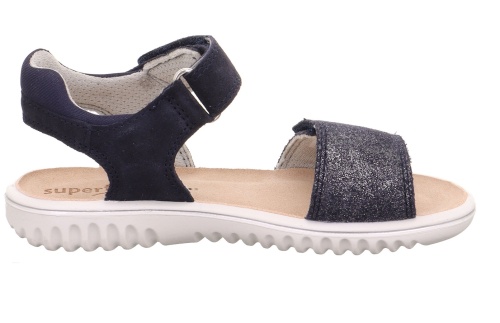 Босоножки SUPERFIT для девочки, синие фото 7