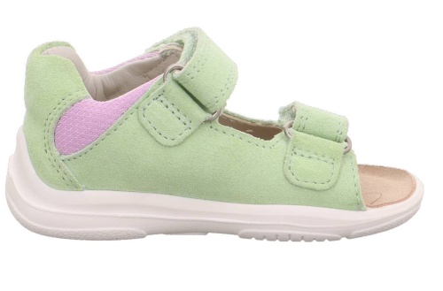Босоножки Superfit для девочки, зелёные фото 4