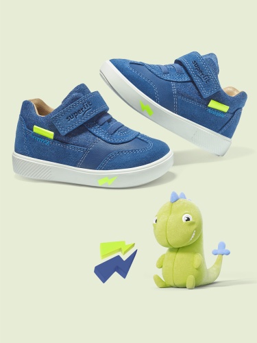 Кеды SUPERFIT для мальчика, синие фото 4