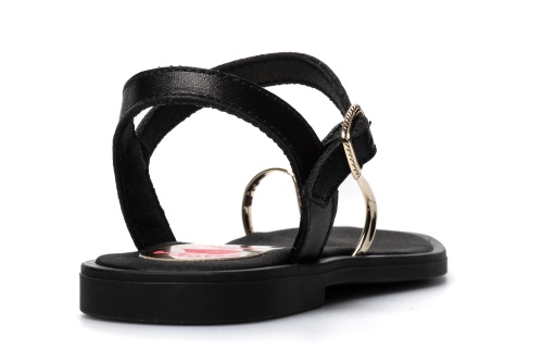 Босоножки Paola для девочки, чёрные фото 4