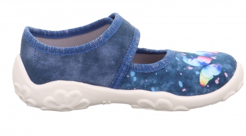 Тапочки Superfit для девочки, синие фото 4