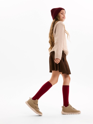 Гольфы Pablosky для девочки, бордовые фото 5