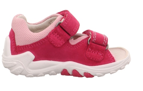 Босоножки SUPERFIT для девочки, розовые фото 4