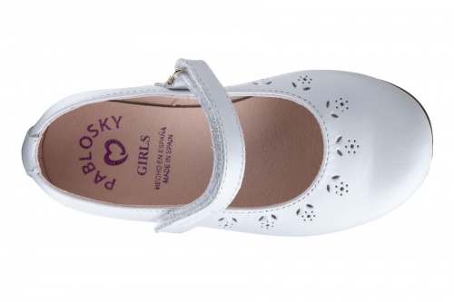 Туфли PABLOSKY для девочки, белые фото 4