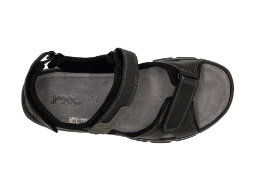 Мужские сандалии IMAC, чёрные фото 6