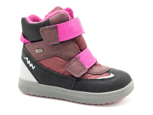 Ботинки IMAC для девочки, бордовые