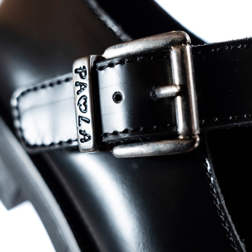 Туфли PAOLA для девочки, чёрные фото 6