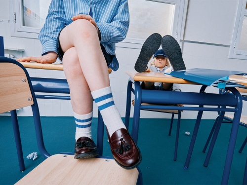 Лоферы PAOLA для девочки, бордовые фото 4