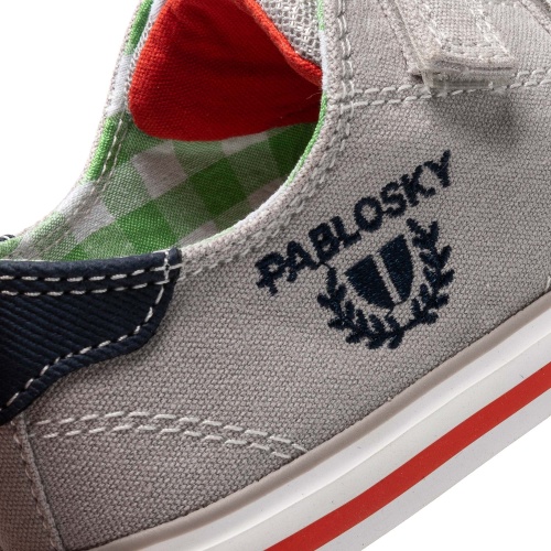 Кеды Pablosky для мальчика, серые фото 7