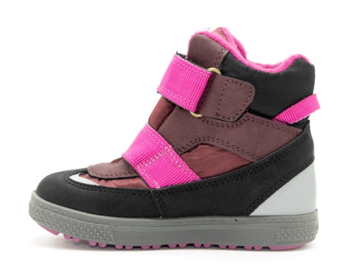 Ботинки IMAC для девочки, бордовые фото 4