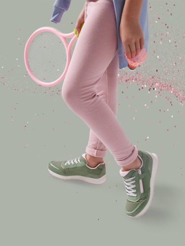 Кроссовки SUPERFIT для девочки, зелёные фото 2