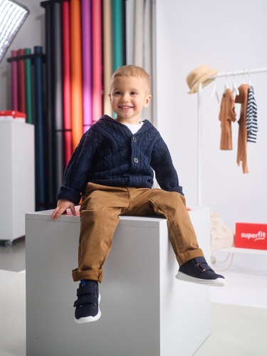 Кроссовки SUPERFIT для мальчика, синие фото 4