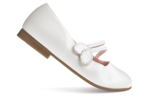 Туфли PAOLA для девочки, бежевые фото 5