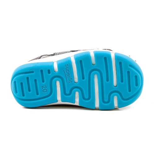 Сандалии SUPERFIT для мальчика, серые фото 4