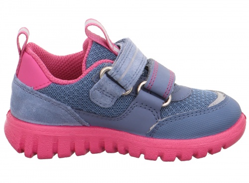 Кроссовки SUPERFIT для девочки, синие фото 4